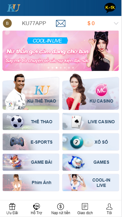 Hướng dẫn tải ku casino về điện thoại nhanh nhất